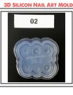 3D CARVING SILICONE NAIL MOLD - 002