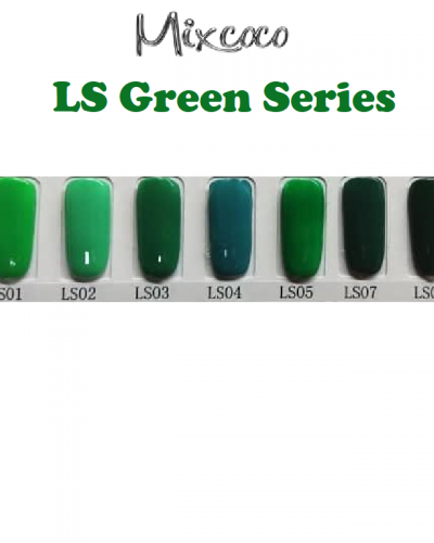 MIXCOCO GEL NAIL POLISH LS GREEN - IMAGE 2
