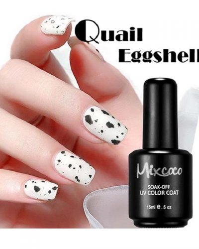 MIXCOCO GEL NAIL POLISH QUAIL EGGSHELL - IMAGE 1