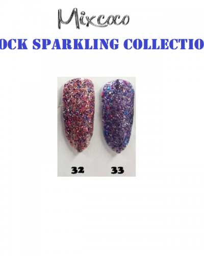 MIXCOCO GEL NAIL POLISH ROCK SPARKLING - IMAGE 32-33