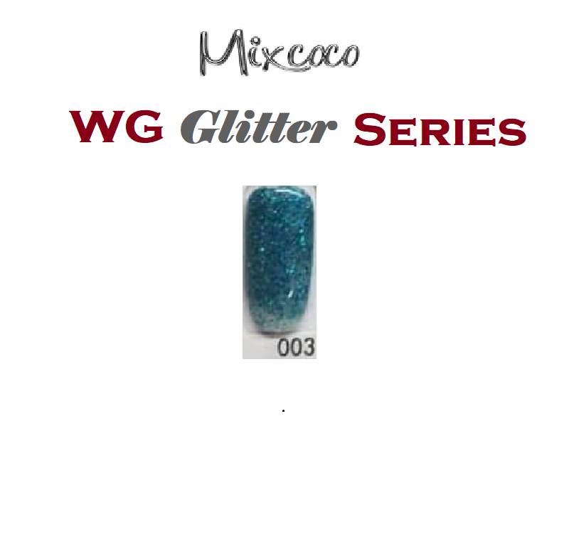 MIXCOCO GEL NAIL POLISH WG GLITTER - 003