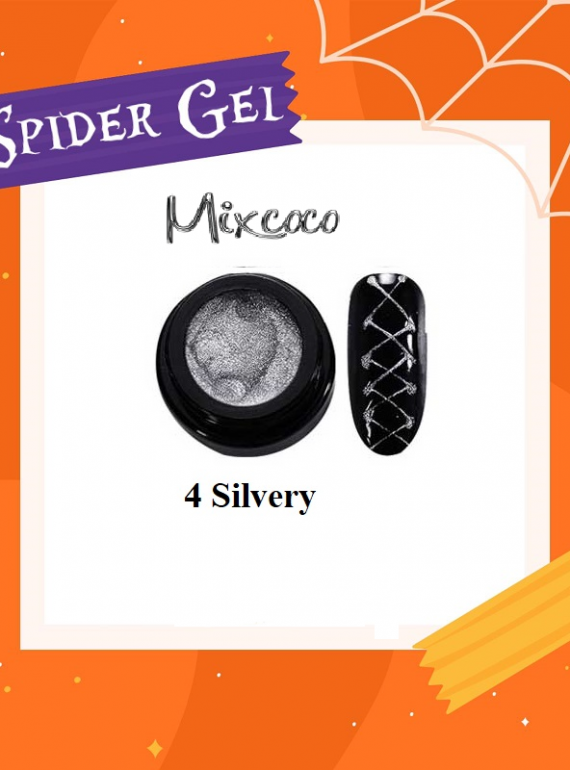 MIXCOCO SPIDER GEL - IMAGE 4 SILVERY