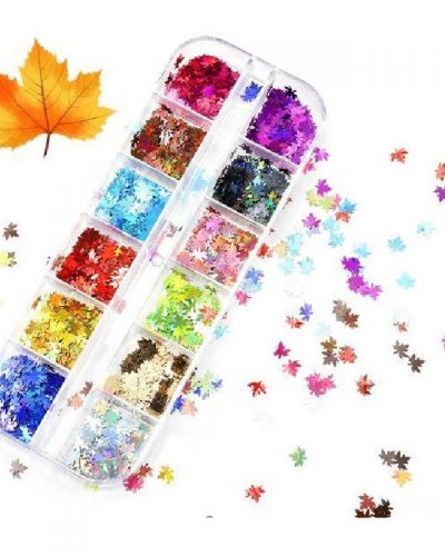 NAIL ART COLOR LEAF FOIL - IMAGE 1