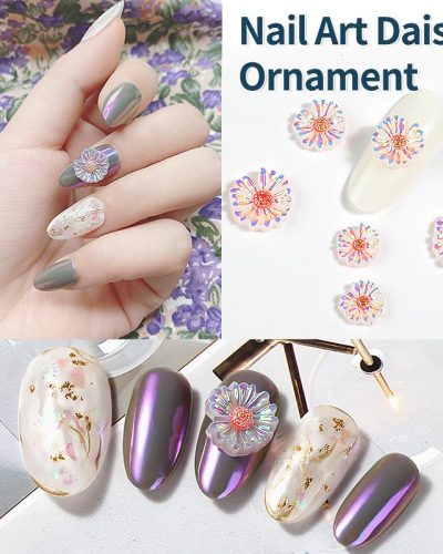 NAIL ART DAISY ORNAMENT - IMAGE 2