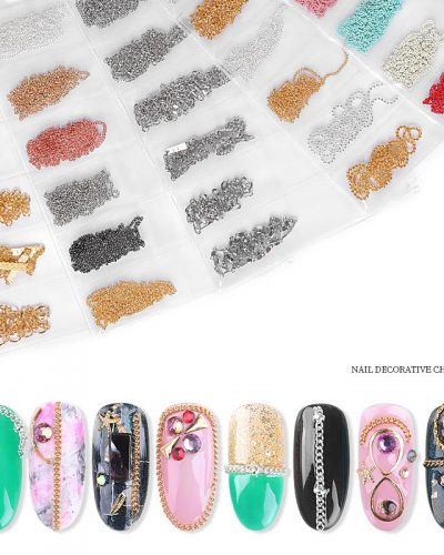 NAIL ART DECORATIVE CHAIN - IMAGE 1