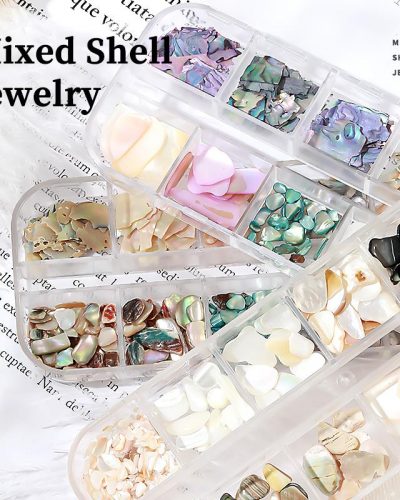 NAIL ART MIXED SHELL JEWELRY DECORATION - IMAGE 2