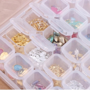 NAIL ART STORAGE BOX WITH 28 MINI CONTAINERS - IMAGE 2