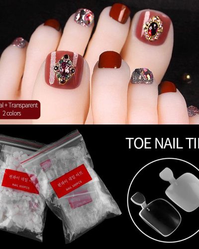 TOE NAIL TIPS CLEAR - IMAGE 1