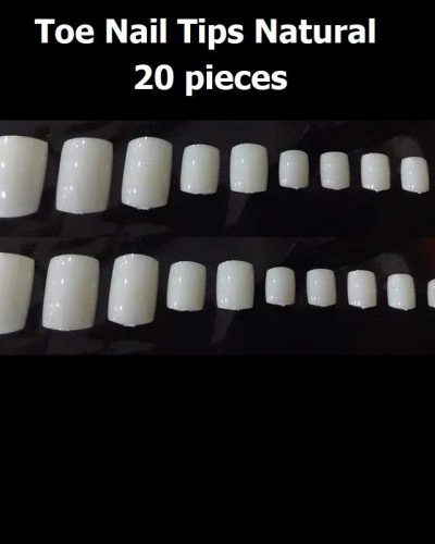 TOE NAIL TIPS NATURAL - IMAGE 1
