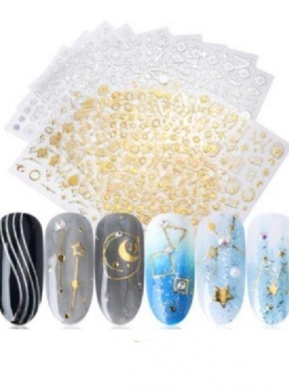 3D NAIL ART STICKERS ADHESIVE DECAL