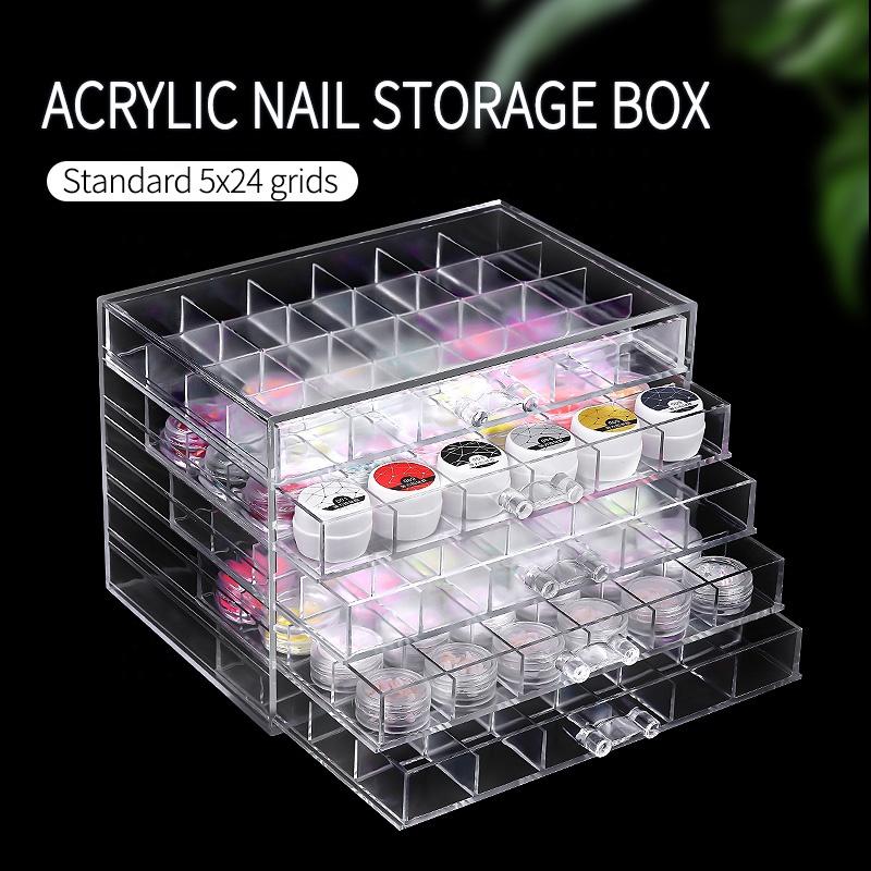 Acrylic Nail Storage Box The Mehendi Lounge, Mauritius