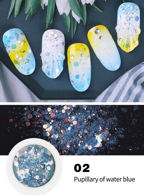 COLORFUL NAIL SEQUINS - IMAGE 11