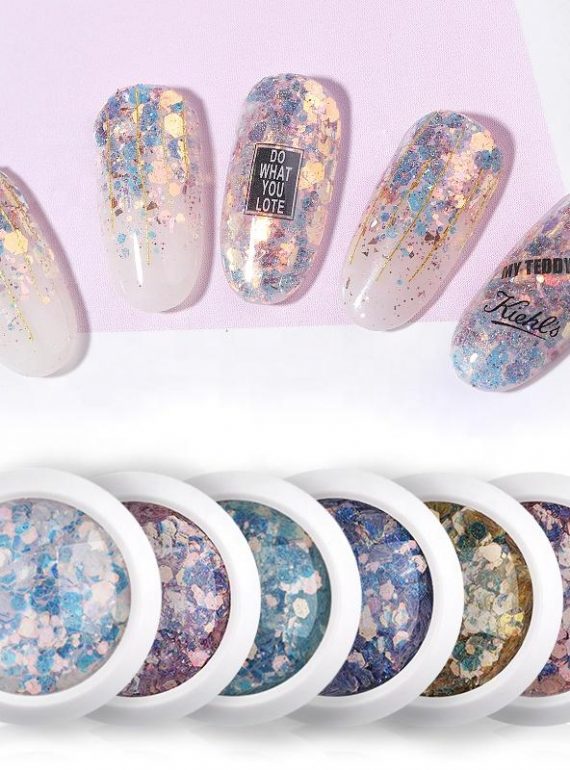 COLORFUL NAIL SEQUINS - IMAGE 5