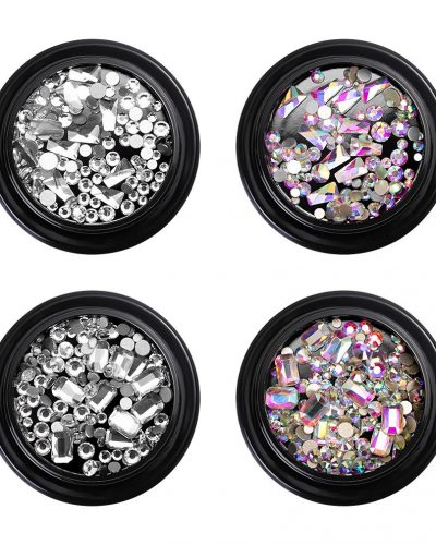NAIL ART GLASS DIAMOND RHINESTONES FLAT BACK - IMAGE 2