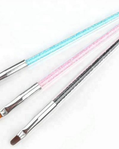 NAIL ART PAINTING BRUSH WITH RHINESTONE HANDLE - IMAGE 1