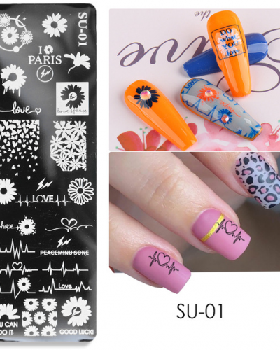 NAIL ART STAMPING PLATES - SU-01
