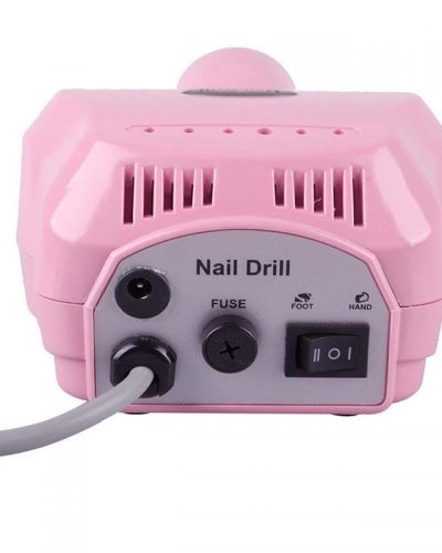 NAIL DRILL MACHINE WITH FOOT PEDAL PINK - IMAGE 2