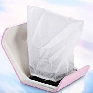 NAIL DUST COLLECTOR NON-WOVEN REPLACEMENT BAGS - IMAGE 1