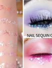 FAIRY EYES NAIL SEQUIN GEL SILVER - IMAGE 1