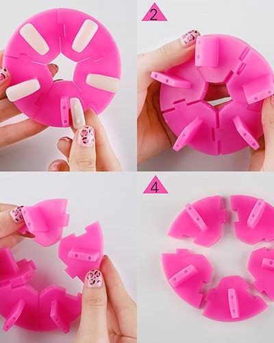 NAIL ART REMOVABLE PRACTICE TRAINING DISPLAY RACK - IMAGE 2