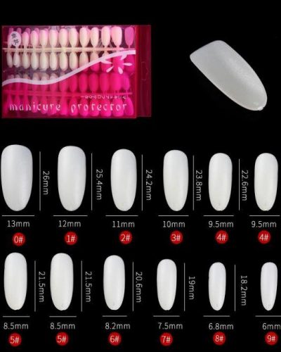 ROUND NAIL TIPS NATURAL - IMAGE 2