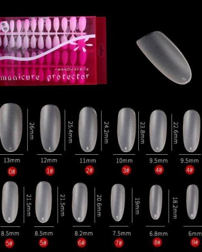 ROUND NAIL TIPS NATURAL - IMAGE 2