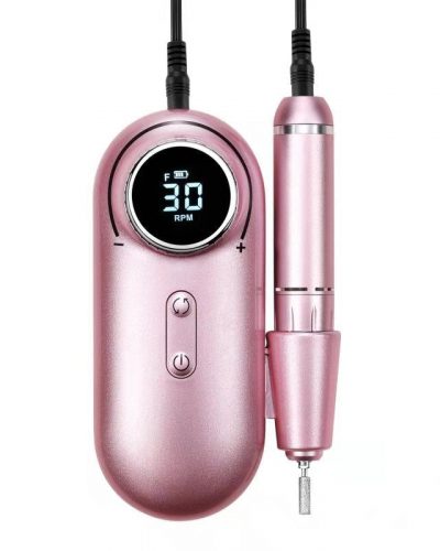 Portable Rechargeable Nail Drill Machine - Pink